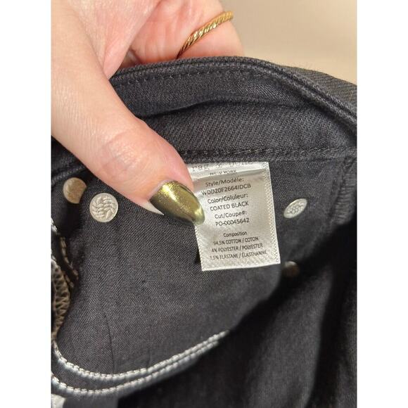 Rag & Bone Nina Coated High-Rise Skinny Jeans Black SZ 26 - Picture 6 of 10